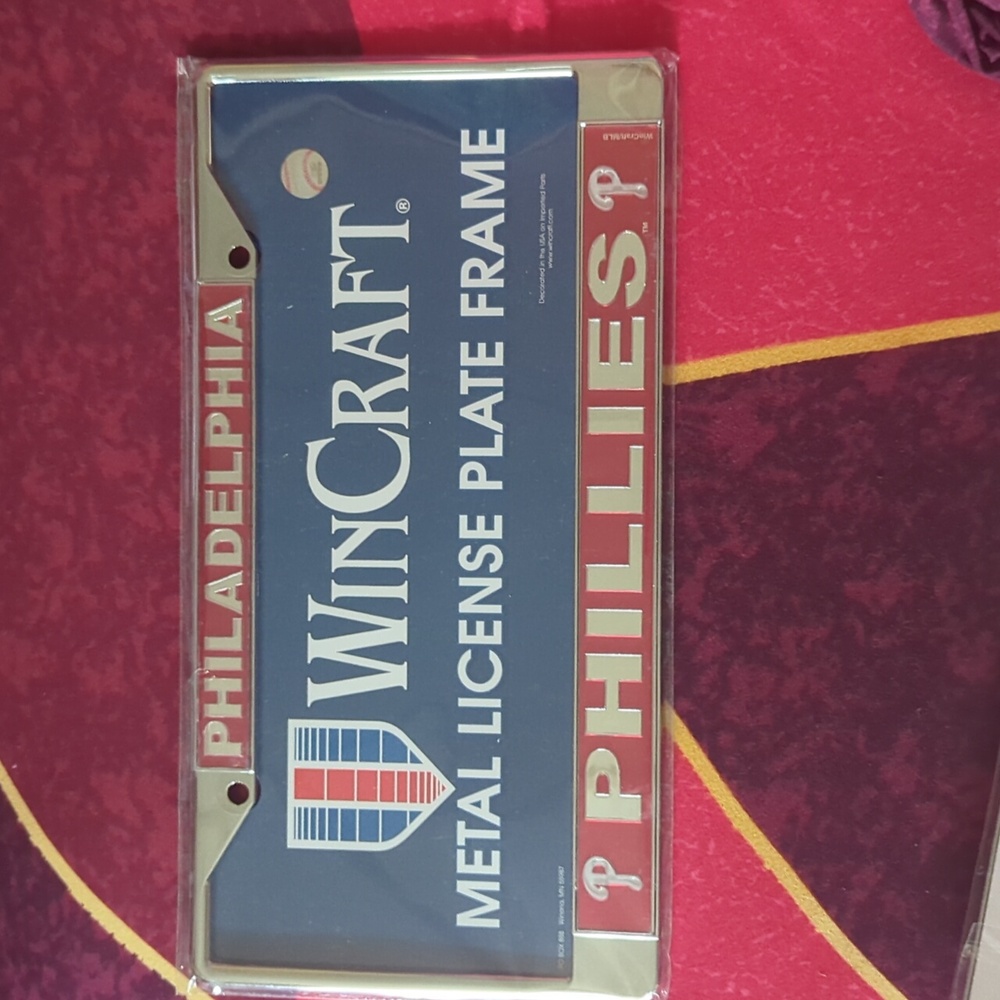 PHILADELPHIA PHILLIES License Plate Holder